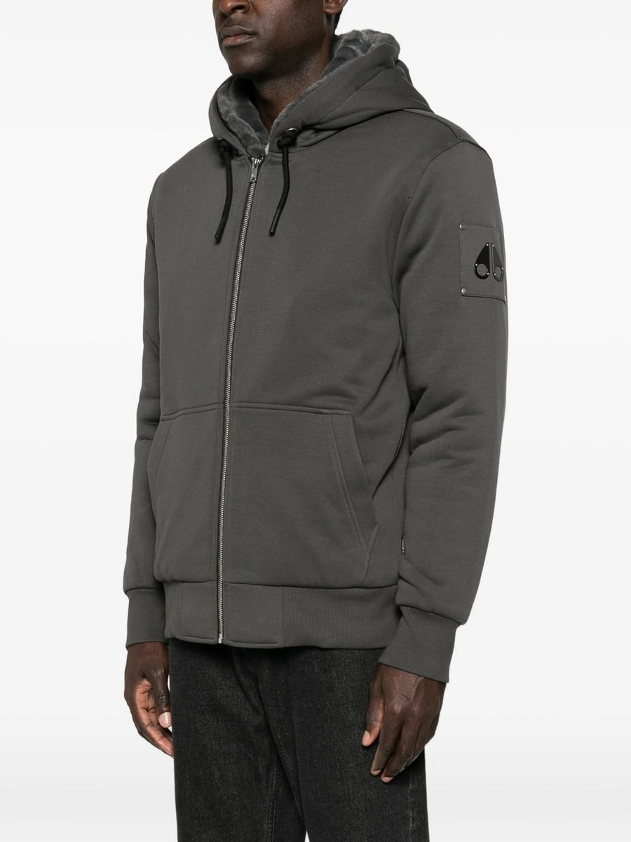 Moose Knuckles Moose Knuckles Bunny Logo-patch Hoodie, view 3