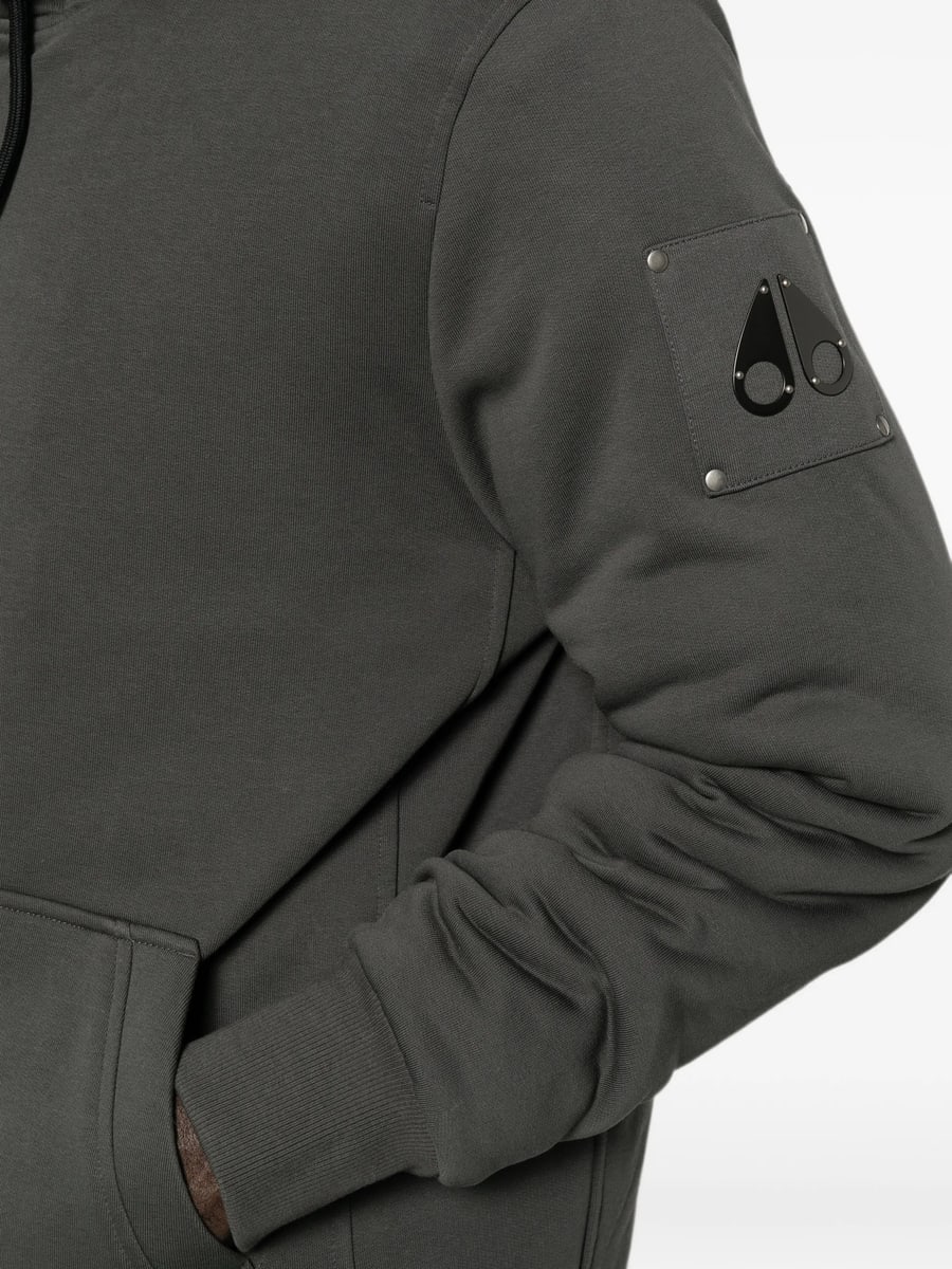 Moose Knuckles Moose Knuckles Bunny Logo-patch Hoodie, view 5