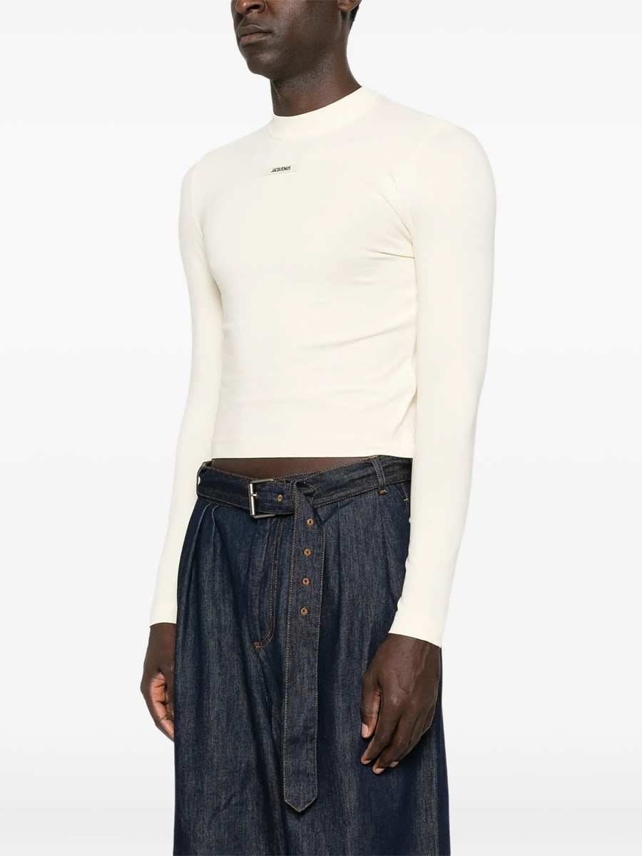 Jacquemus Jacquemus Logo-patch Long-sleeve T-shirt, view 3