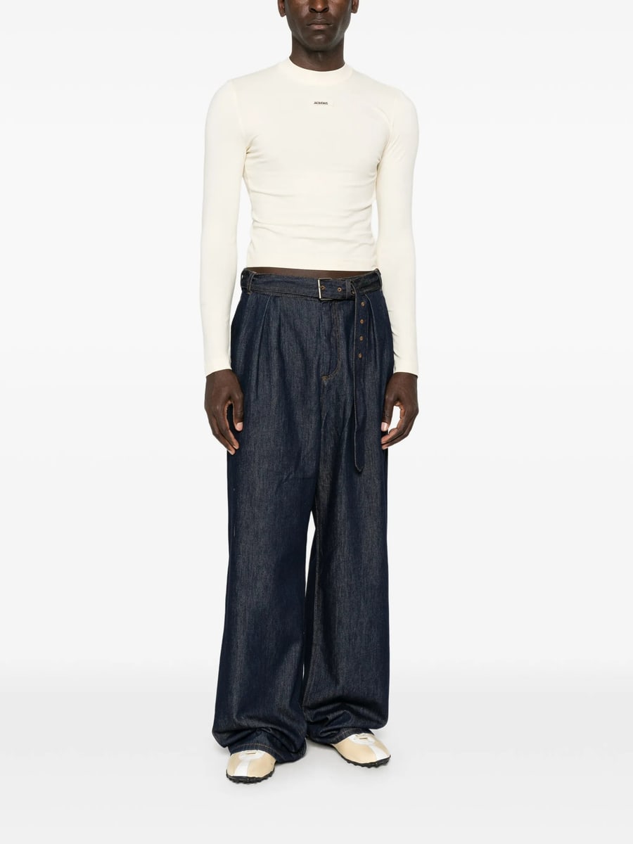 Jacquemus Jacquemus Logo-patch Long-sleeve T-shirt, view 4