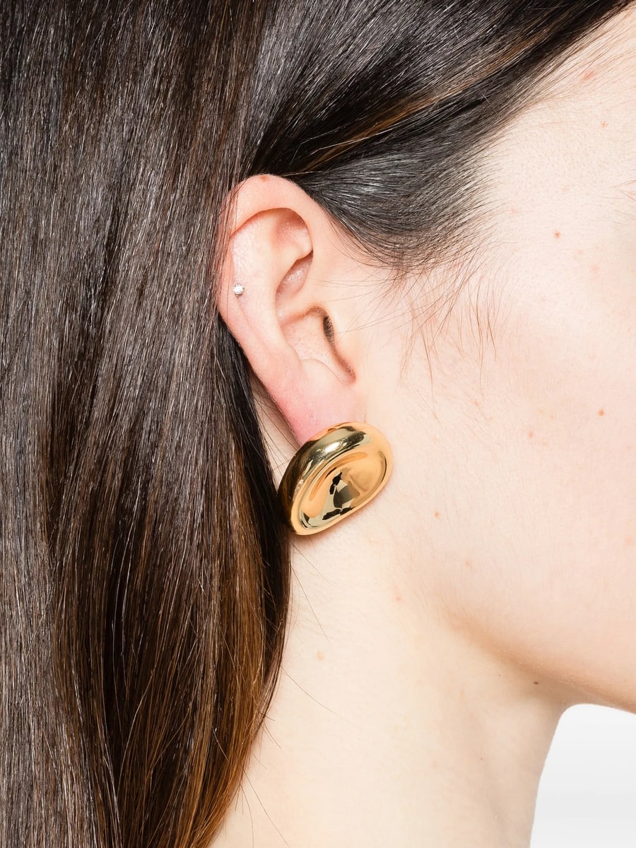 Joseph Joseph Medium Bean Gilded Earrings, view 2