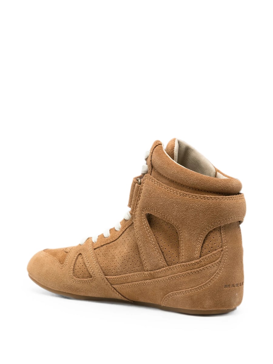 Isabel Marant Isabel Marant Perforated Touch-strap Sneakers, view 3