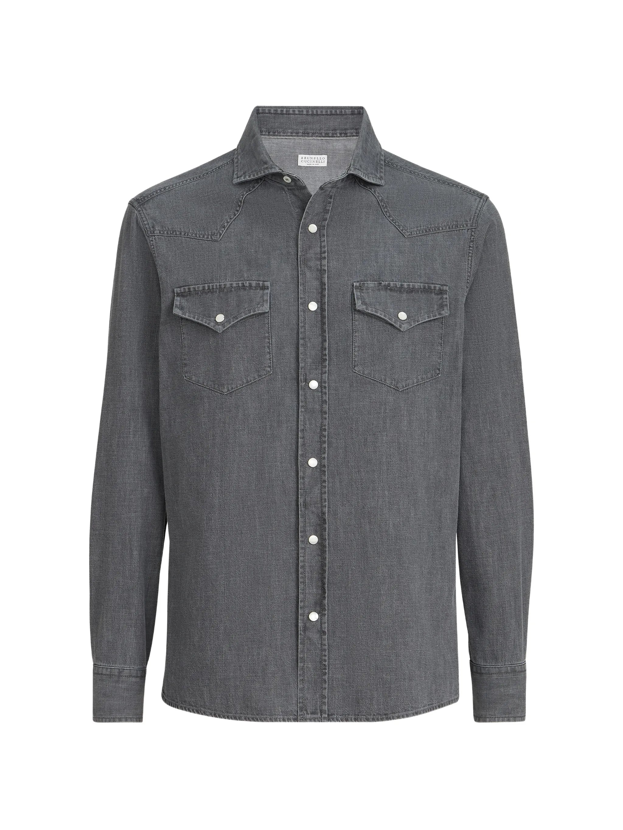 Brunello Cucinelli Brunello Cucinelli Lightweight Denim Shirt