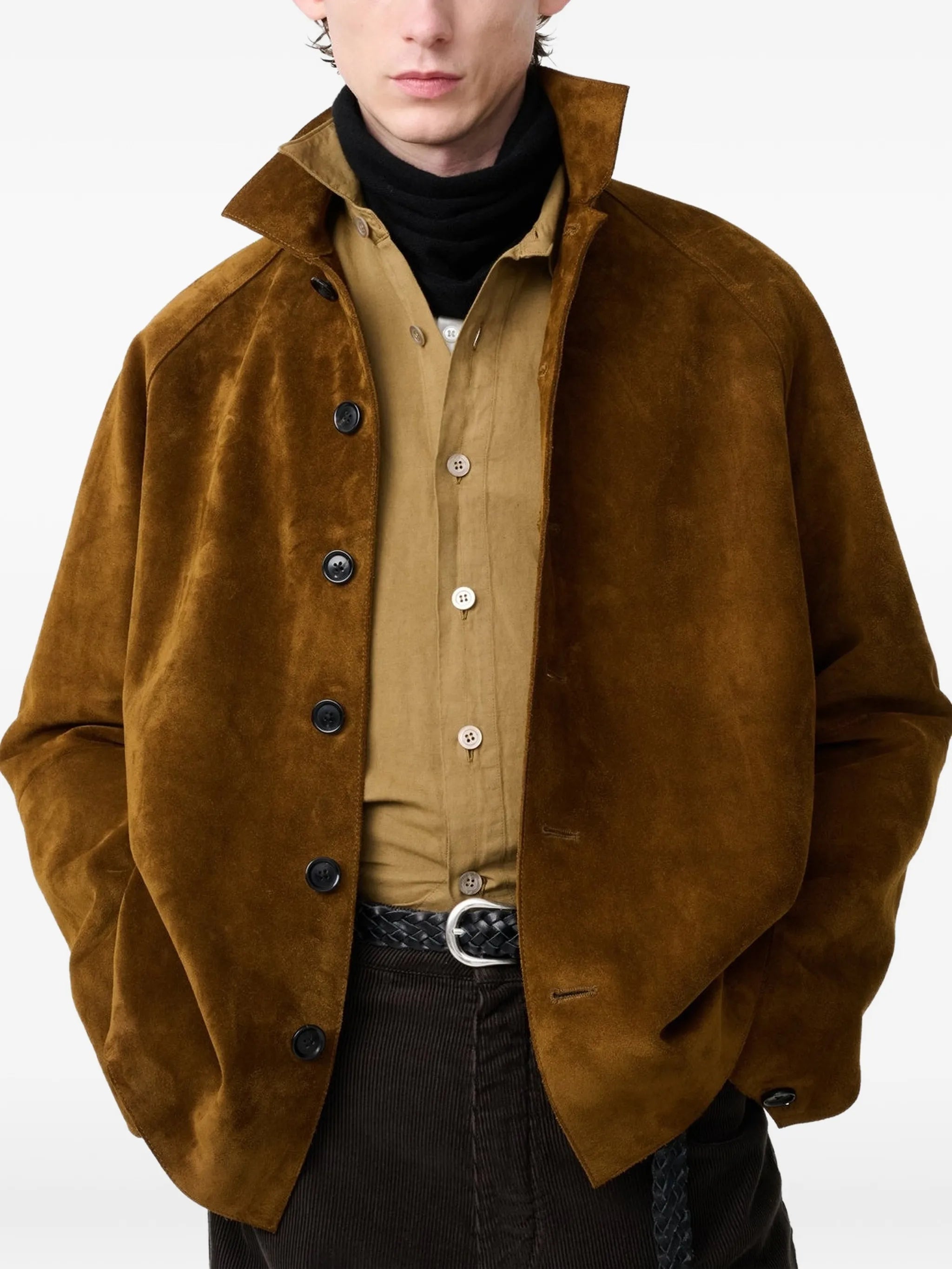 Studio Nicholson Studio Nicholson Bowe Leather Jacket