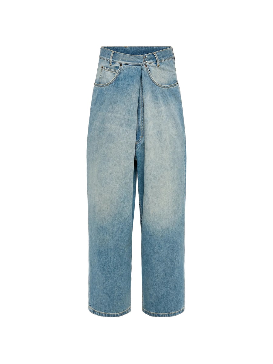 Maison Margiela Maison Margiela Wrap-front Faded Jeans