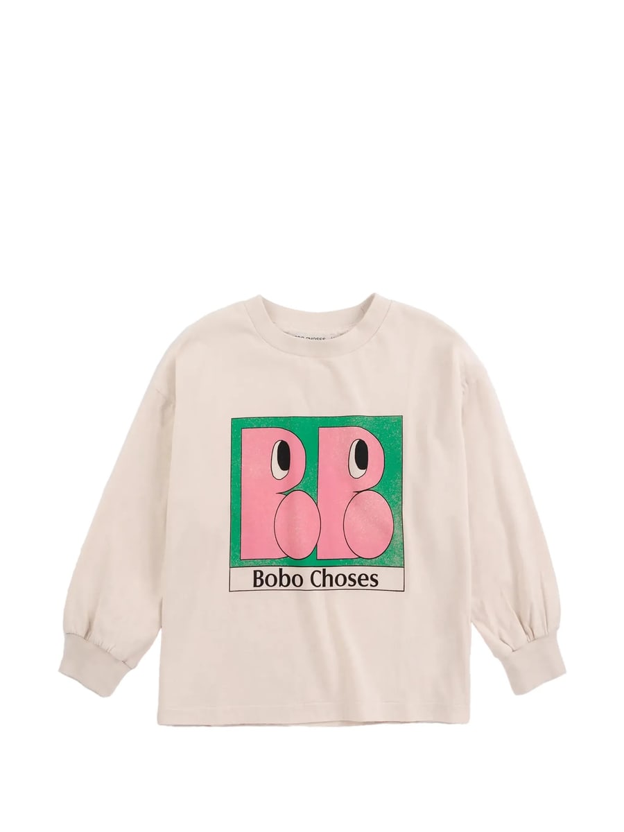 Bobo Choses Bobo Choses Booo Bo Graphic-print Long-sleeve T-shirt