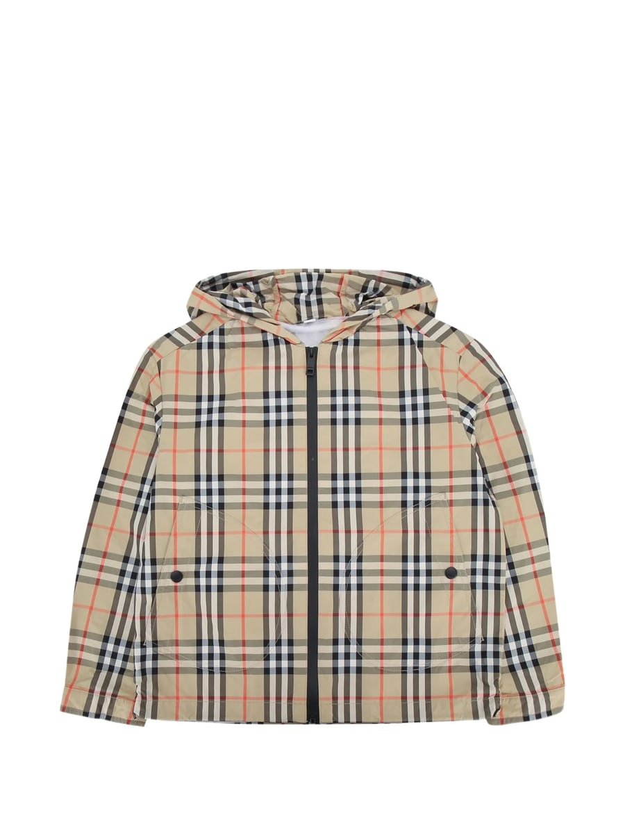 Burberry Burberry Check-print Hooded Jacket