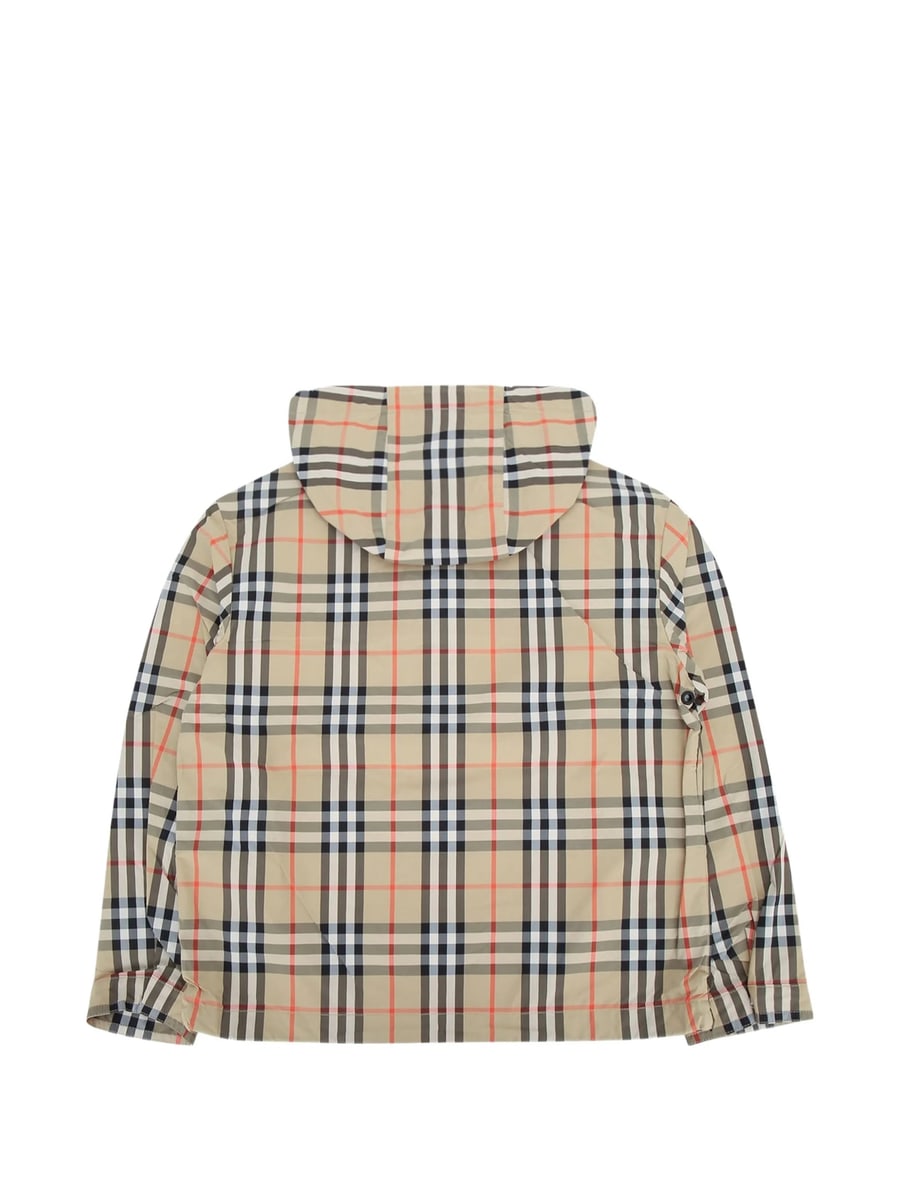 Burberry Burberry Check-print Hooded Jacket, view 2