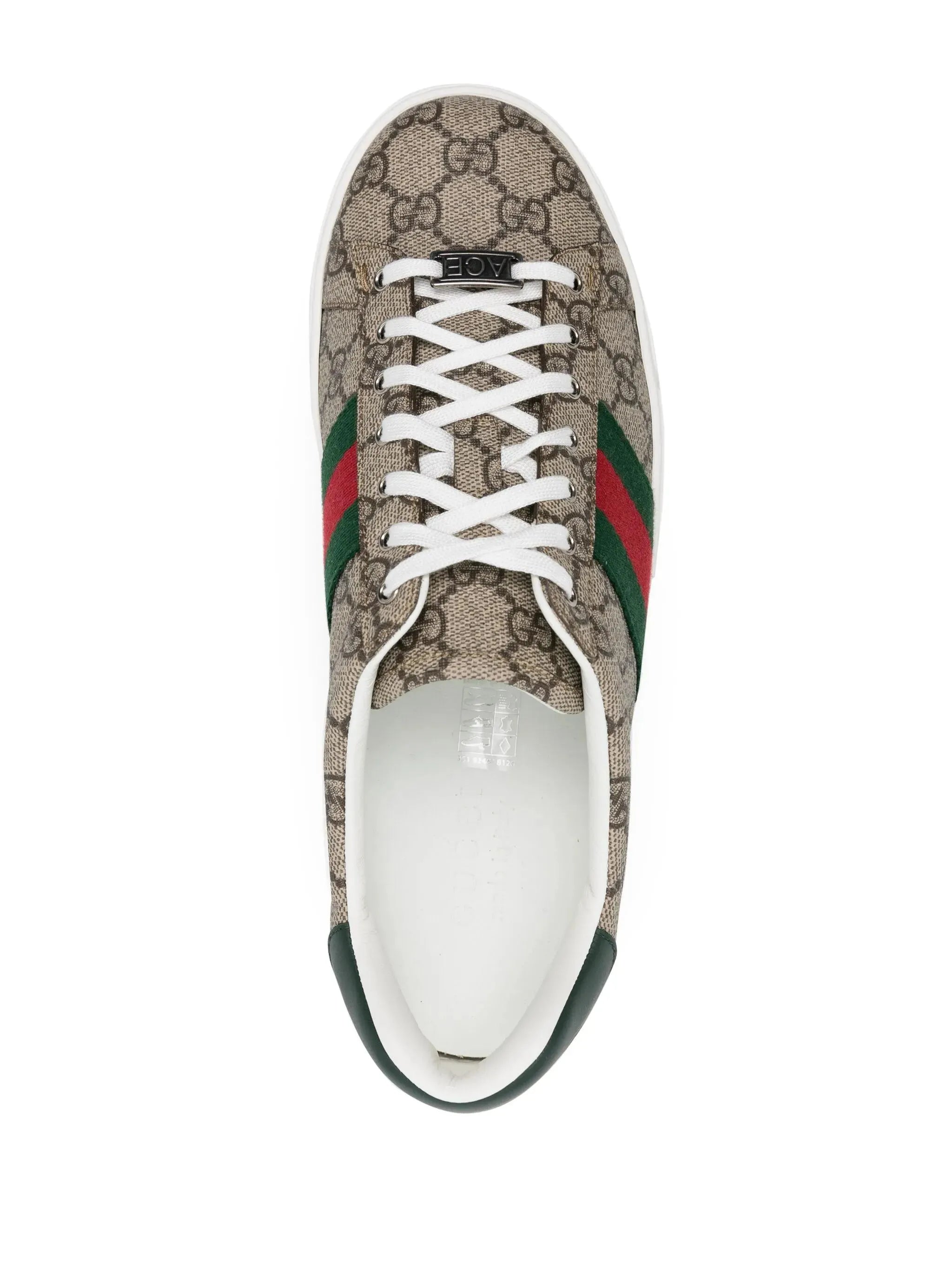 Gucci Gucci Ace GG Supreme Canvas Sneakers, view 2