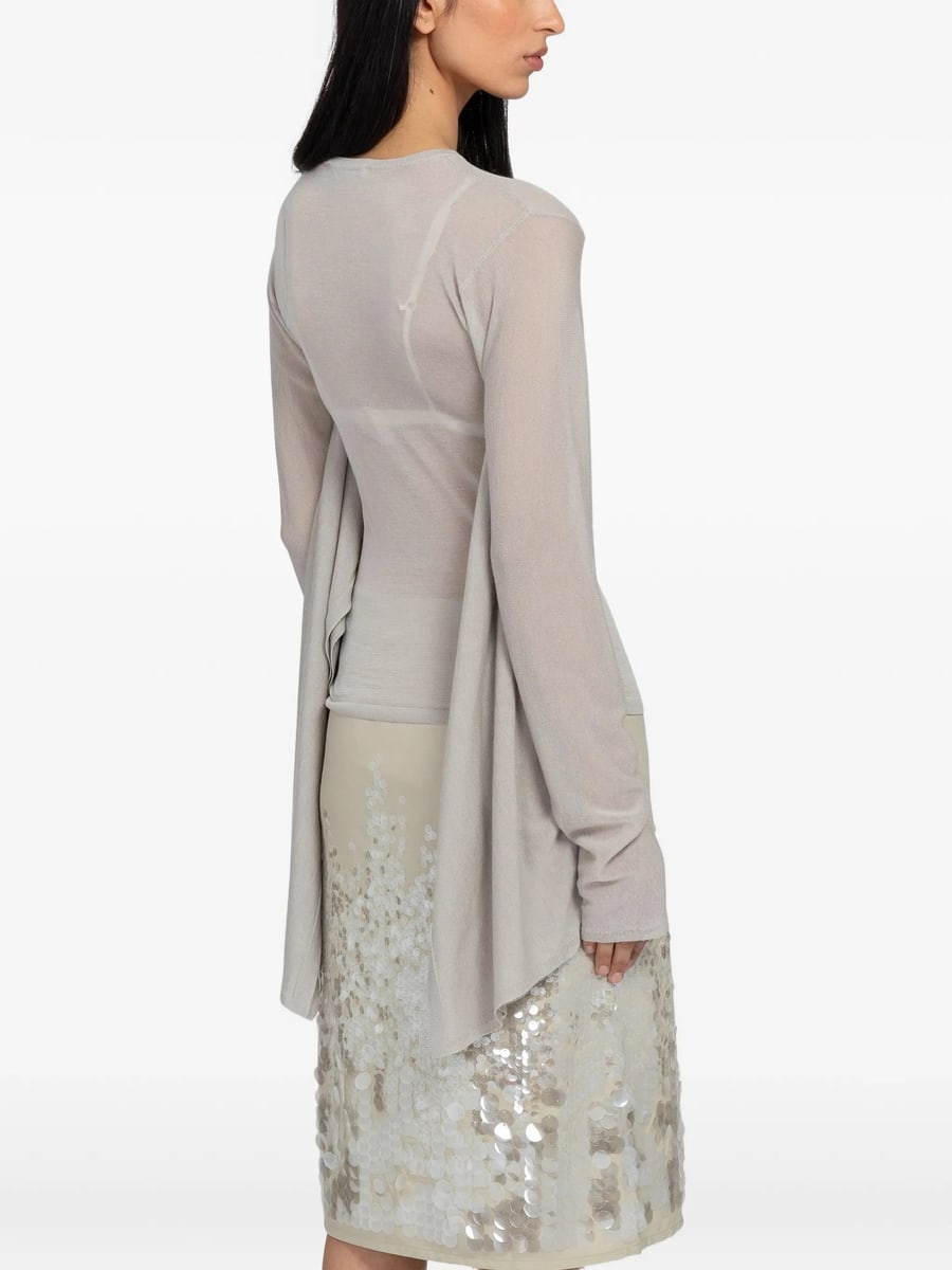 Paloma Wool Paloma Wool Suga Draped-panel Blouse, view 2
