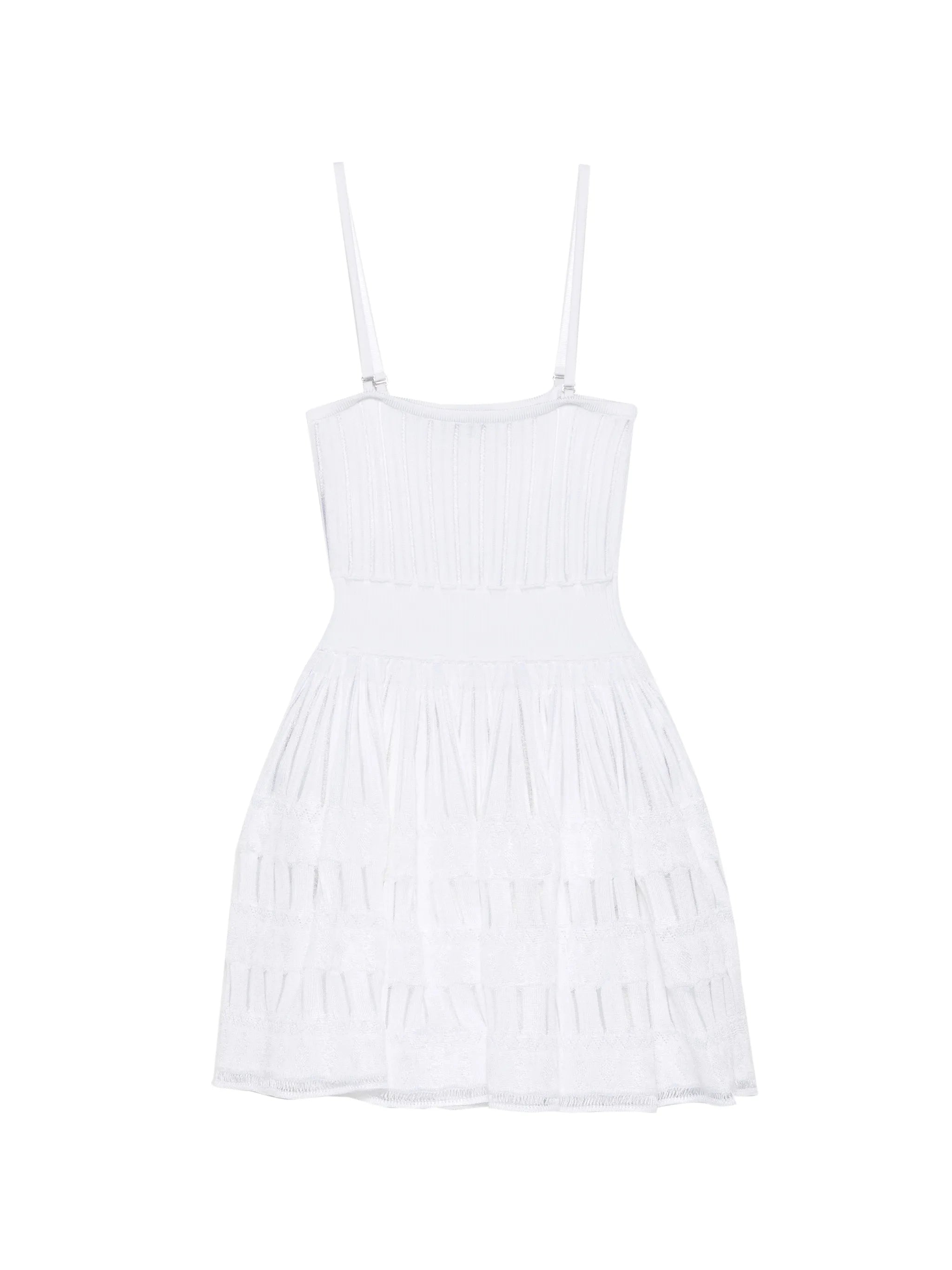 Alaïa Alaïa Crinoline Open-knit Mini Dress