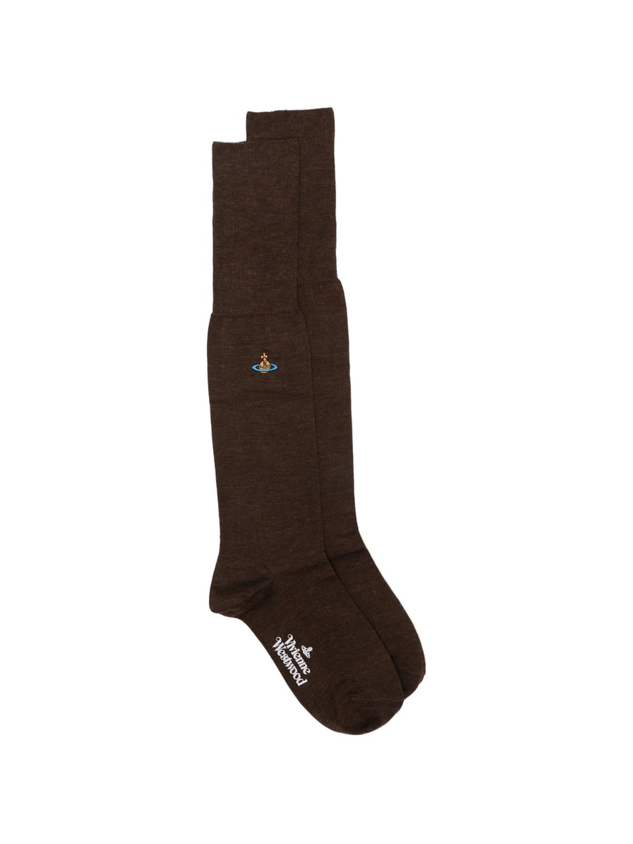 Vivienne Westwood Vivienne Westwood Orb-embroidered Socks
