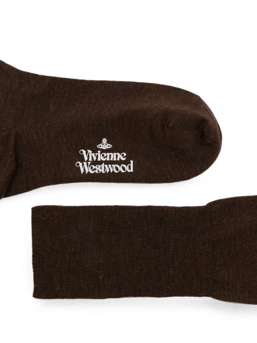 Vivienne Westwood Vivienne Westwood Orb-embroidered Socks, view 3
