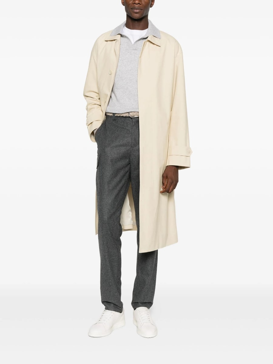 Brunello Cucinelli Brunello Cucinelli Long-sleeve Polo Sweater, view 2