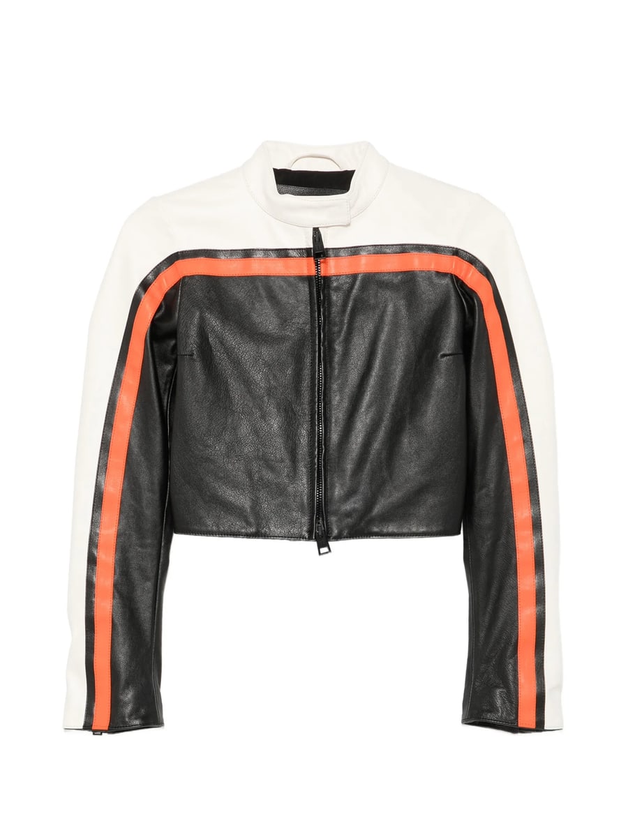Balenciaga Balenciaga Bodies Fitted Biker Jacket In Black