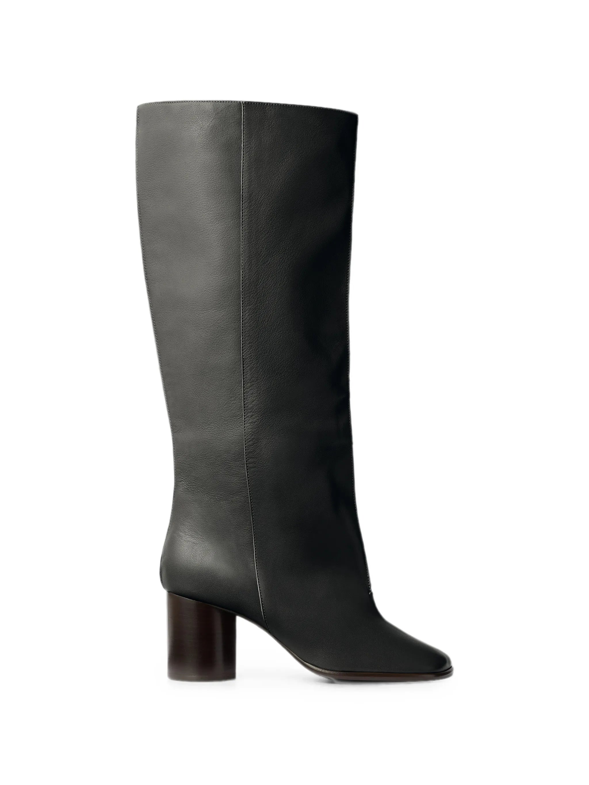 Lemaire Lemaire Crease Sleeve Boots In Soft Glossy Leather