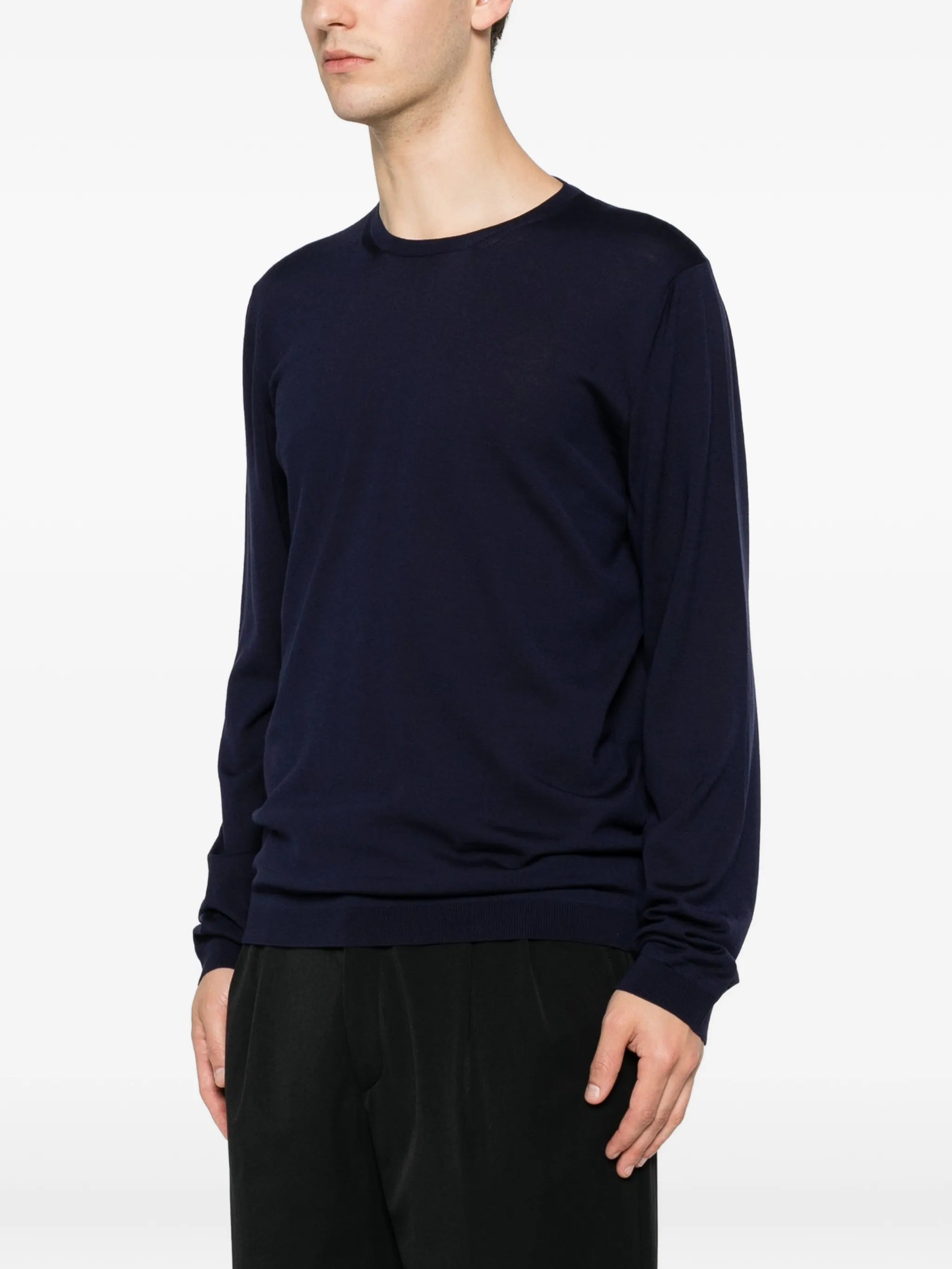 Roberto Collina Roberto Collina Fine-knit Crew-neck Sweater, view 2