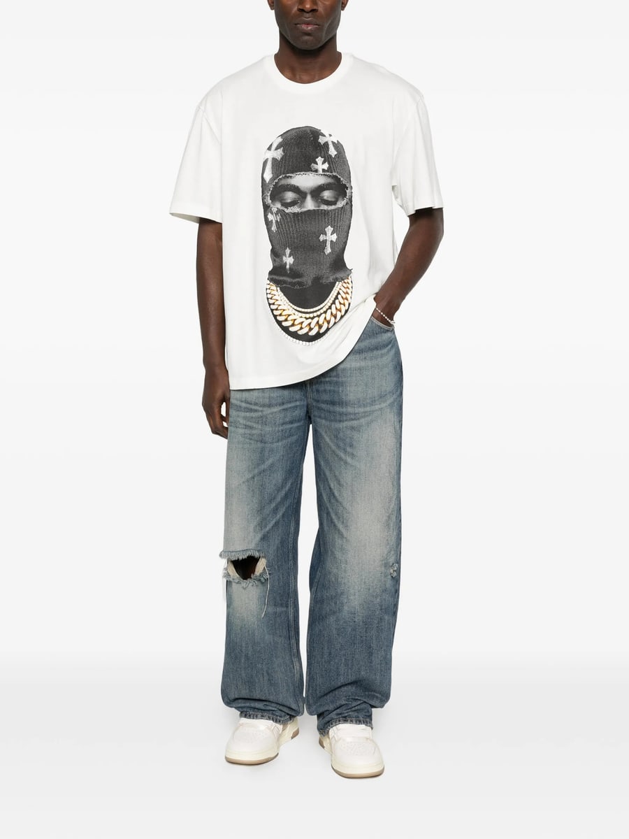 Ih Nom Uh Nit Ih Nom Uh Nit Mask Crosses-print T-shirt