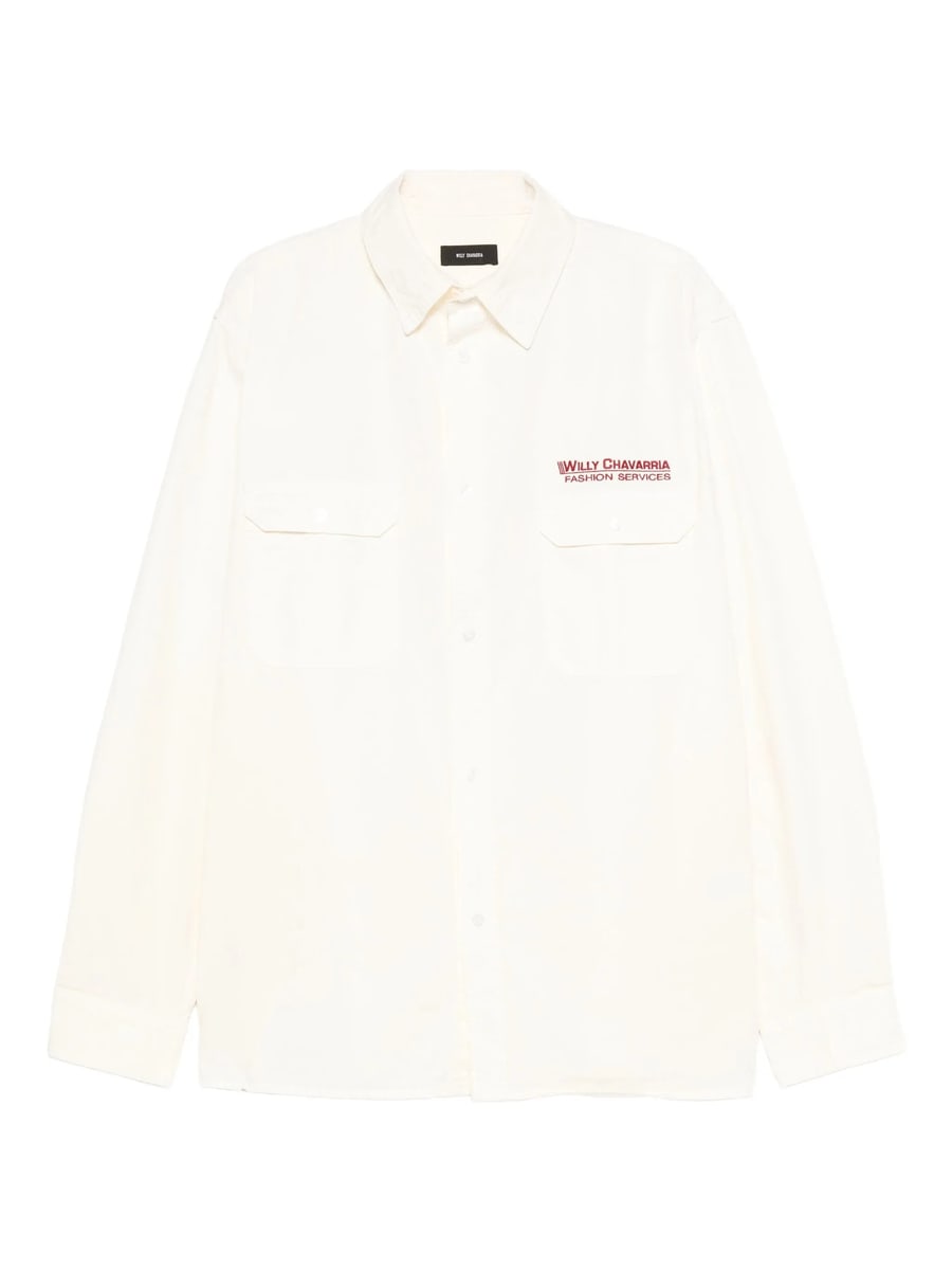 Willy Chavarria Willy Chavarria Logo-print Shirt