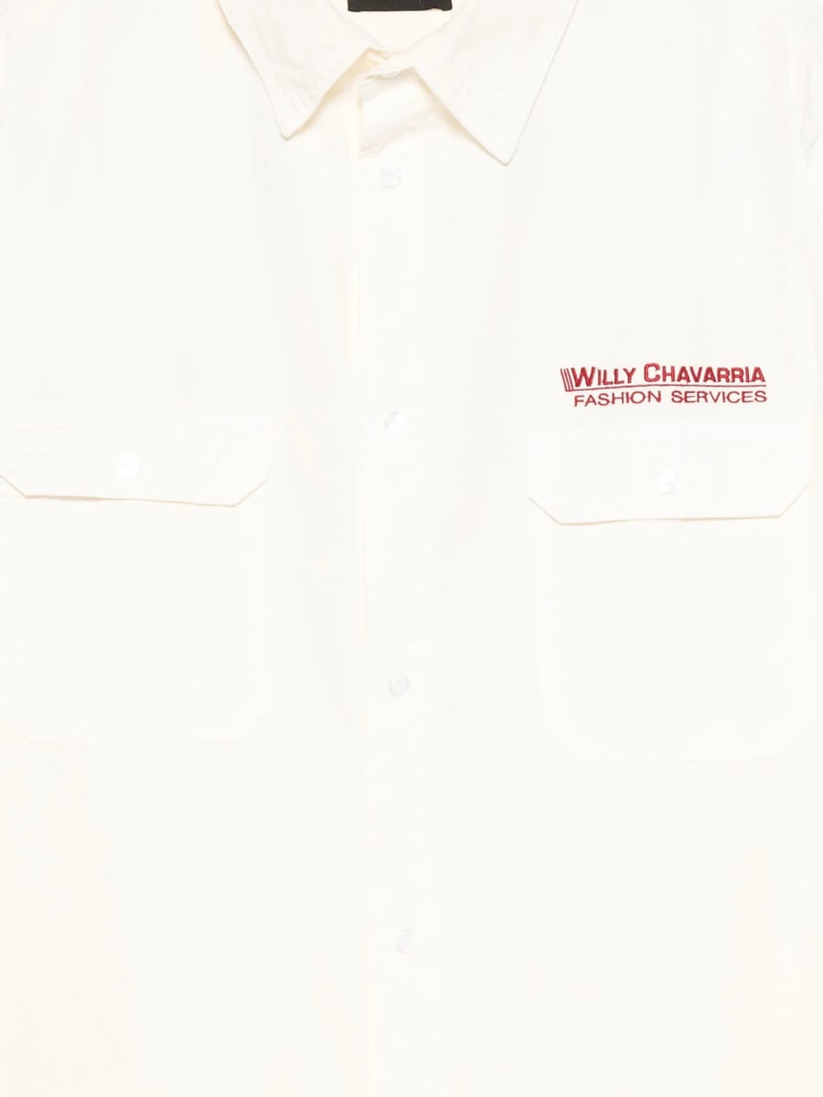 Willy Chavarria Willy Chavarria Logo-print Shirt, view 2