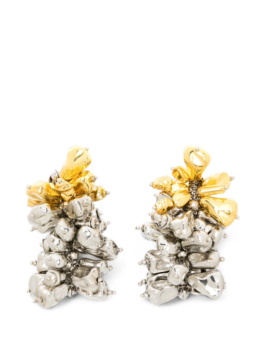 Dries Van Noten Dries Van Noten Metallic-effect Drop Earrings