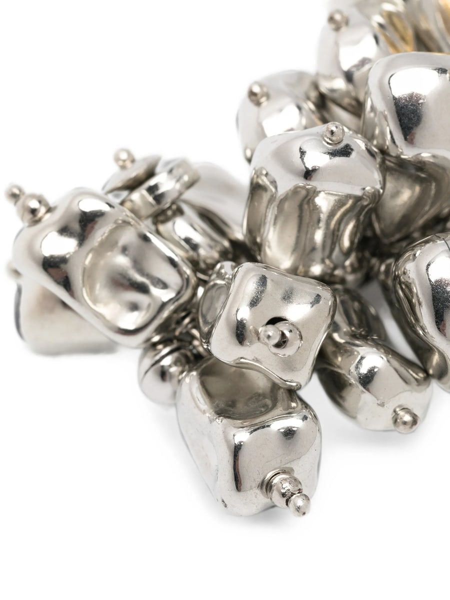 Dries Van Noten Dries Van Noten Metallic-effect Drop Earrings, view 3