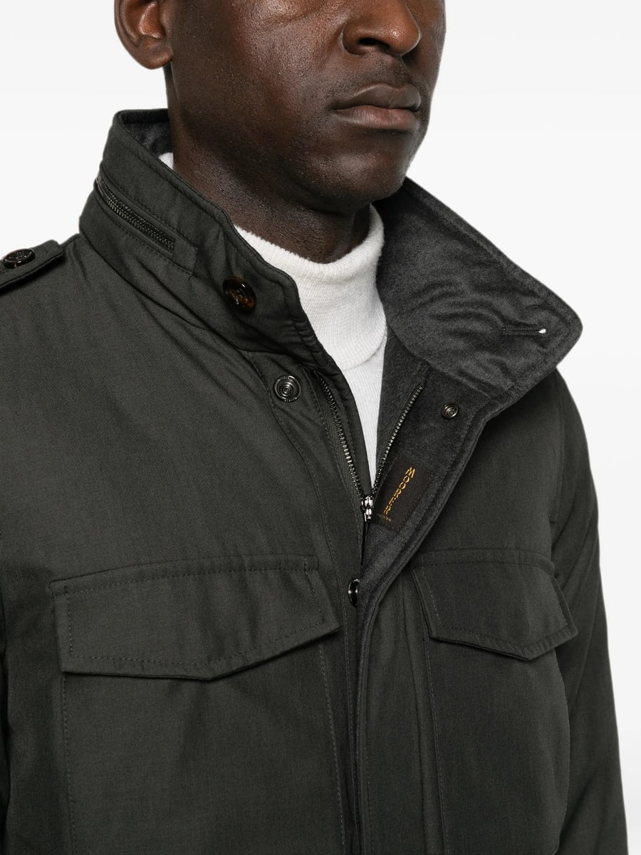 Moorer Moorer Four-pocket Epaulette Jacket, view 2