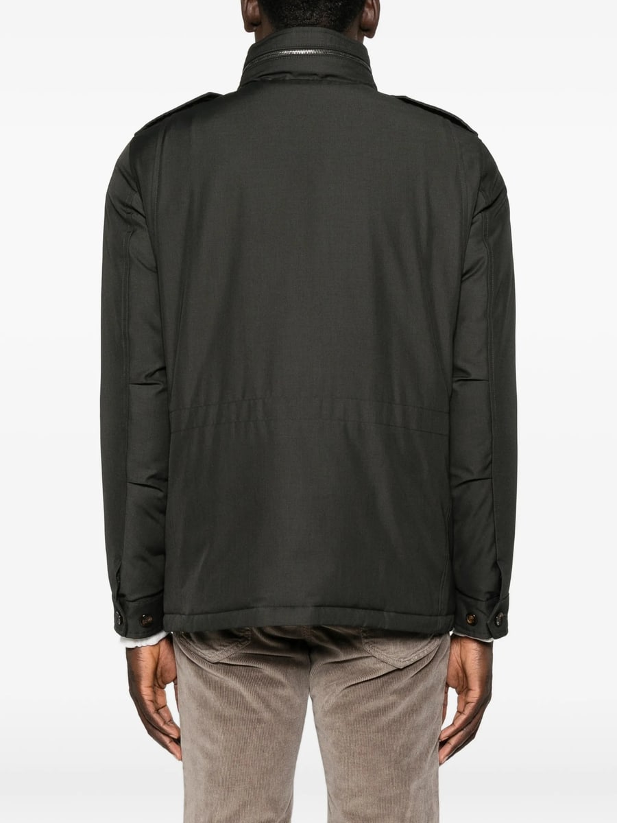 Moorer Moorer Four-pocket Epaulette Jacket, view 3