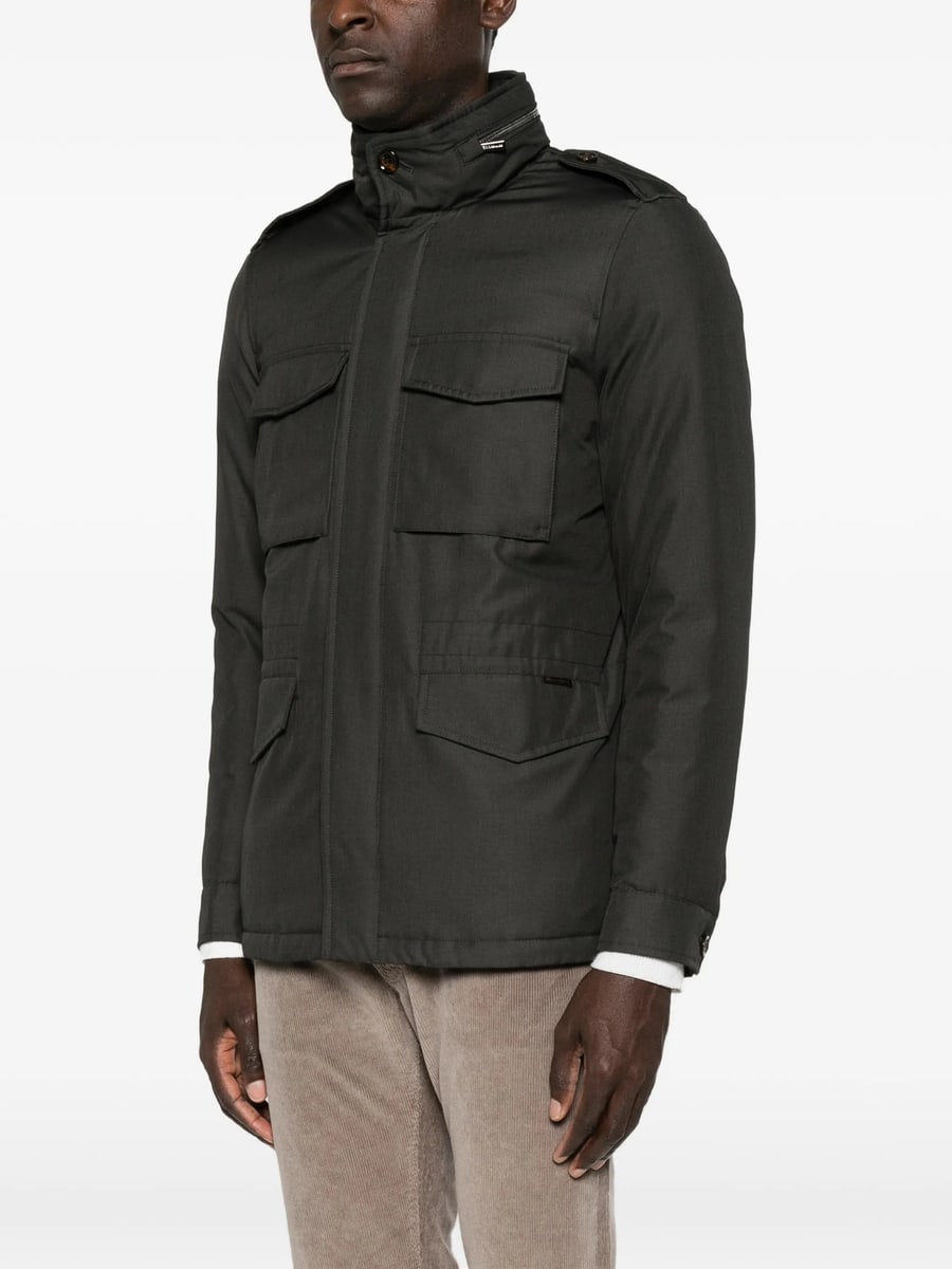 Moorer Moorer Four-pocket Epaulette Jacket, view 4