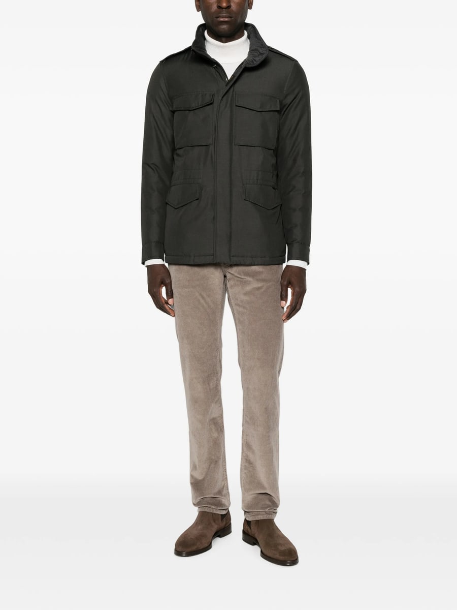 Moorer Moorer Four-pocket Epaulette Jacket, view 5