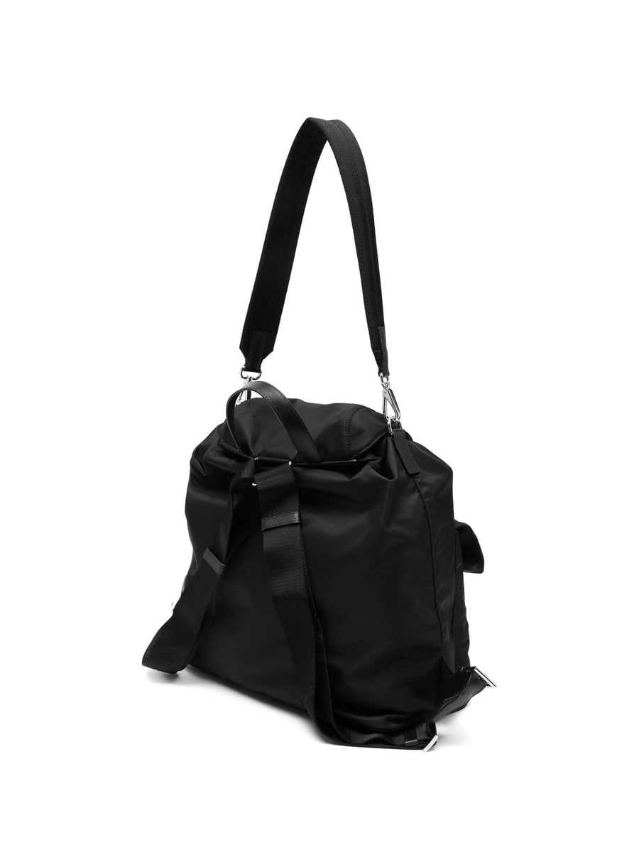 Prada Prada Re-Nylon Logo-plaque Backpack, view 5