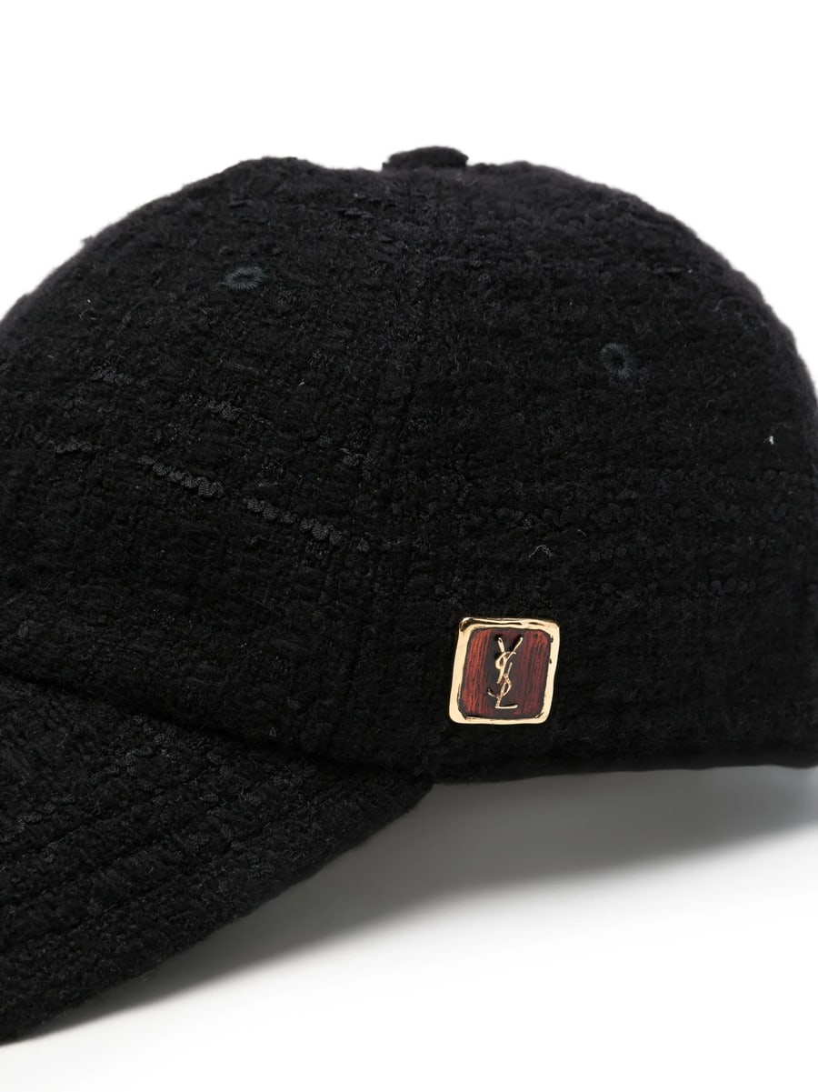Saint Laurent Saint Laurent Cassandre Baseball Cap, view 2