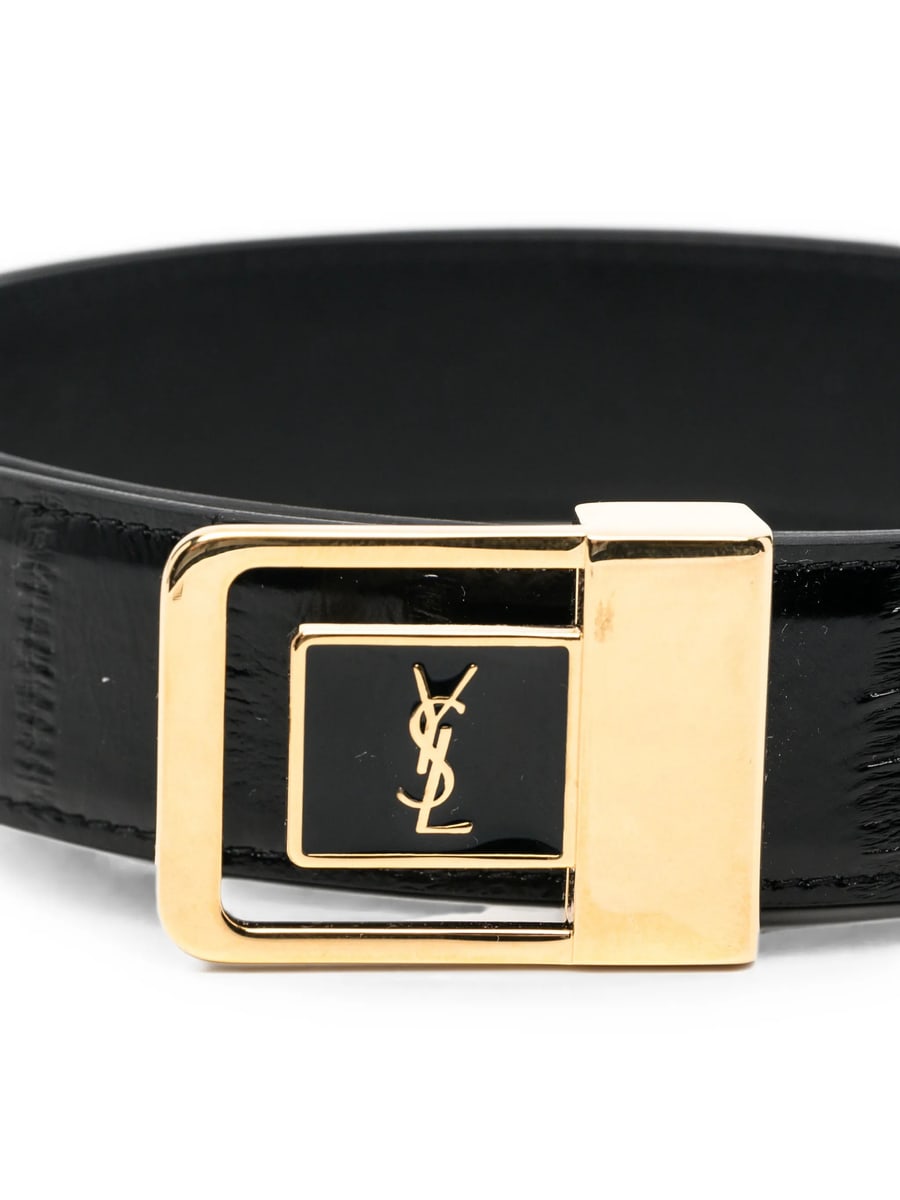 Saint Laurent Saint Laurent LA 66 Buckle Belt In Hagfish, view 2