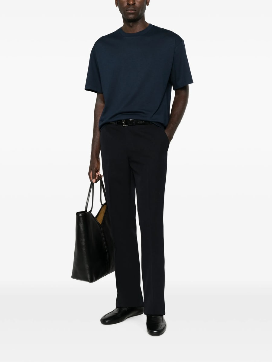 Saint Laurent Saint Laurent Logo-patch T-shirt, view 3