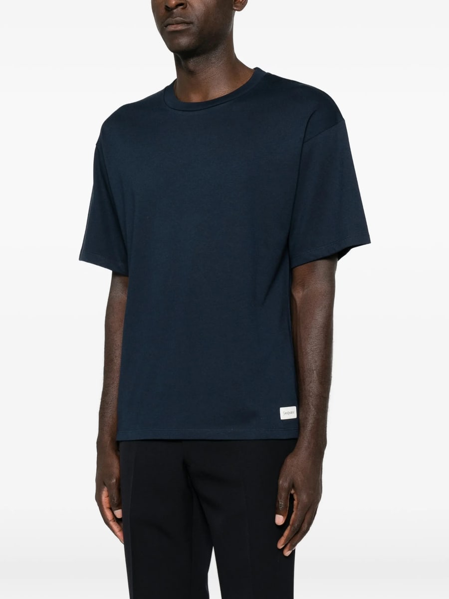 Saint Laurent Saint Laurent Logo-patch T-shirt, view 4