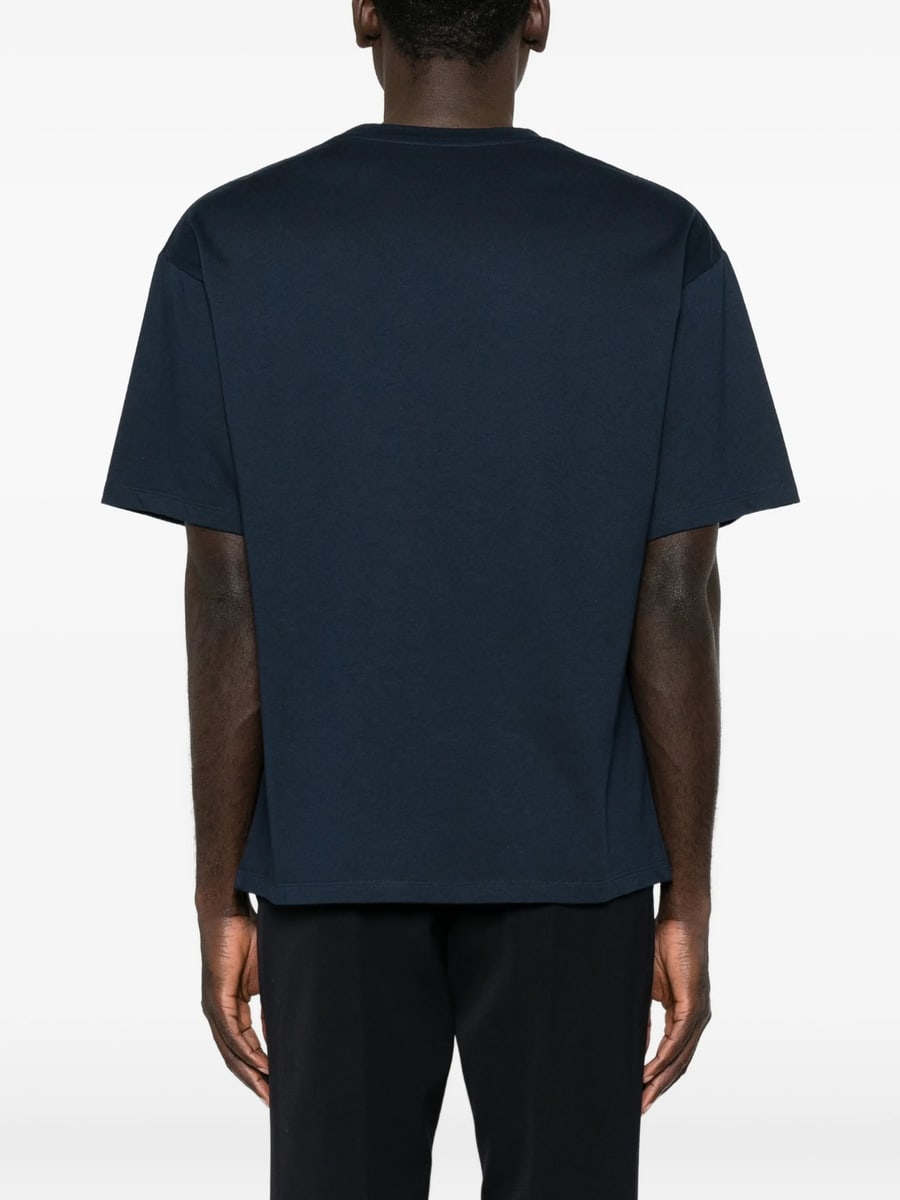 Saint Laurent Saint Laurent Logo-patch T-shirt, view 5