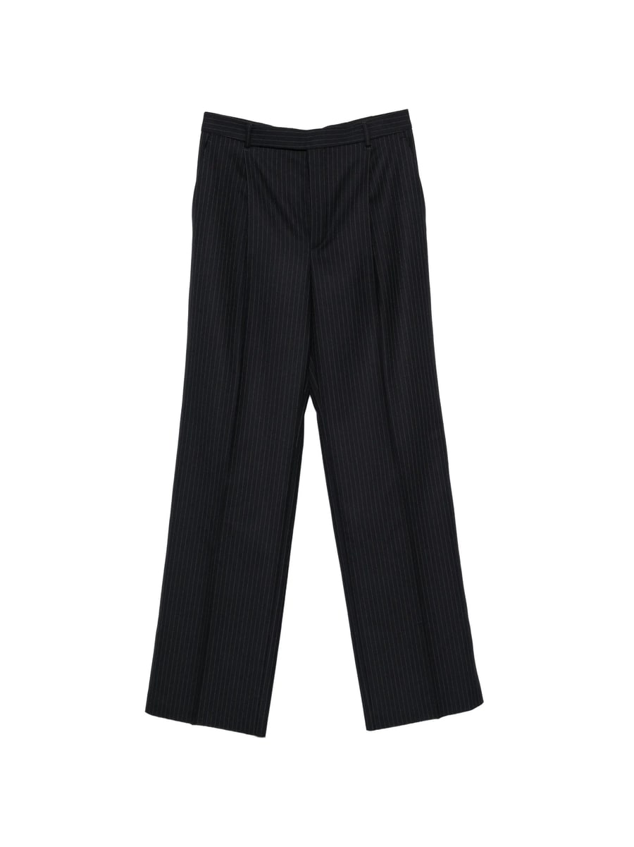 Saint Laurent Saint Laurent Pinstripe-pattern Pleated Trousers