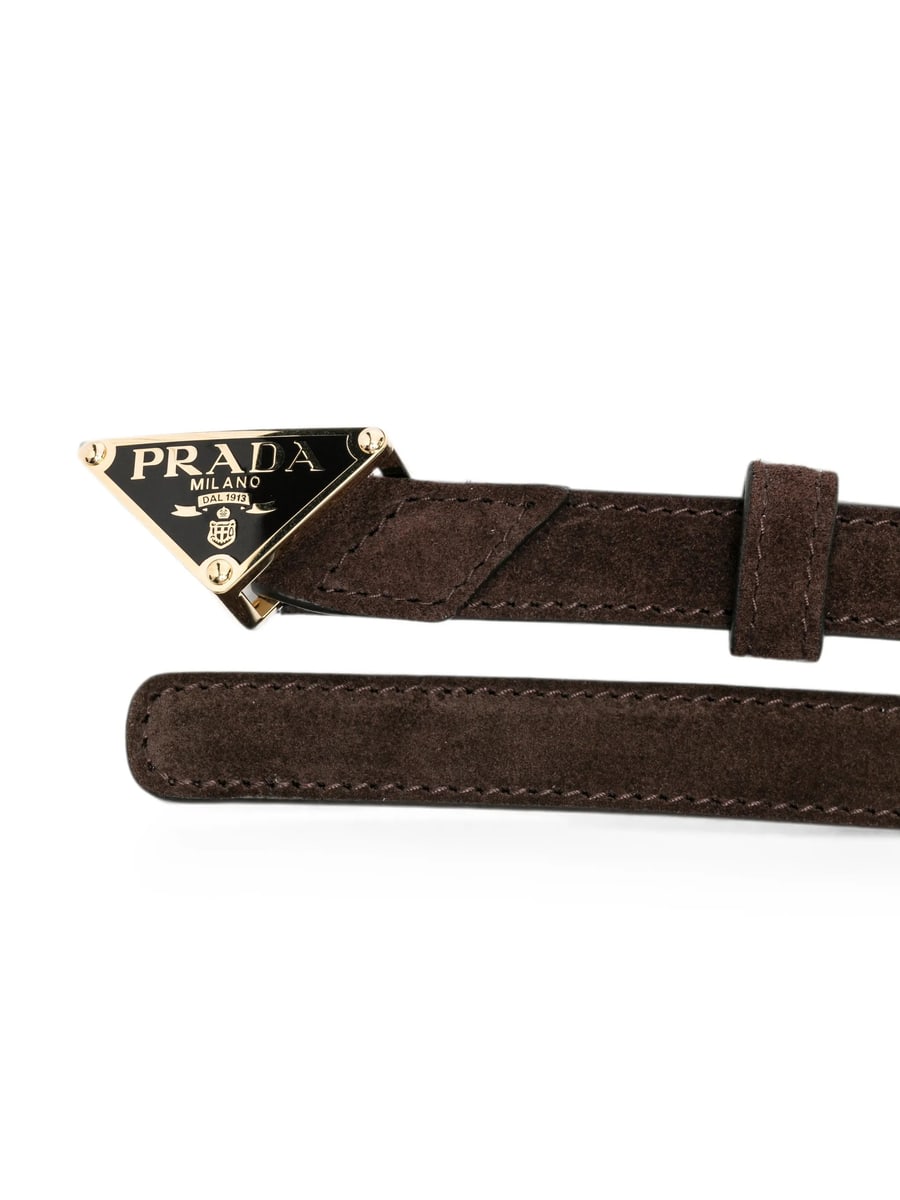 Prada Prada Logo-plaque Belt, view 2