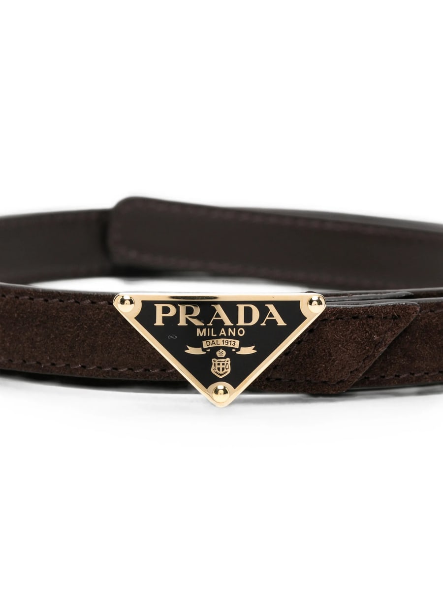 Prada Prada Logo-plaque Belt, view 3