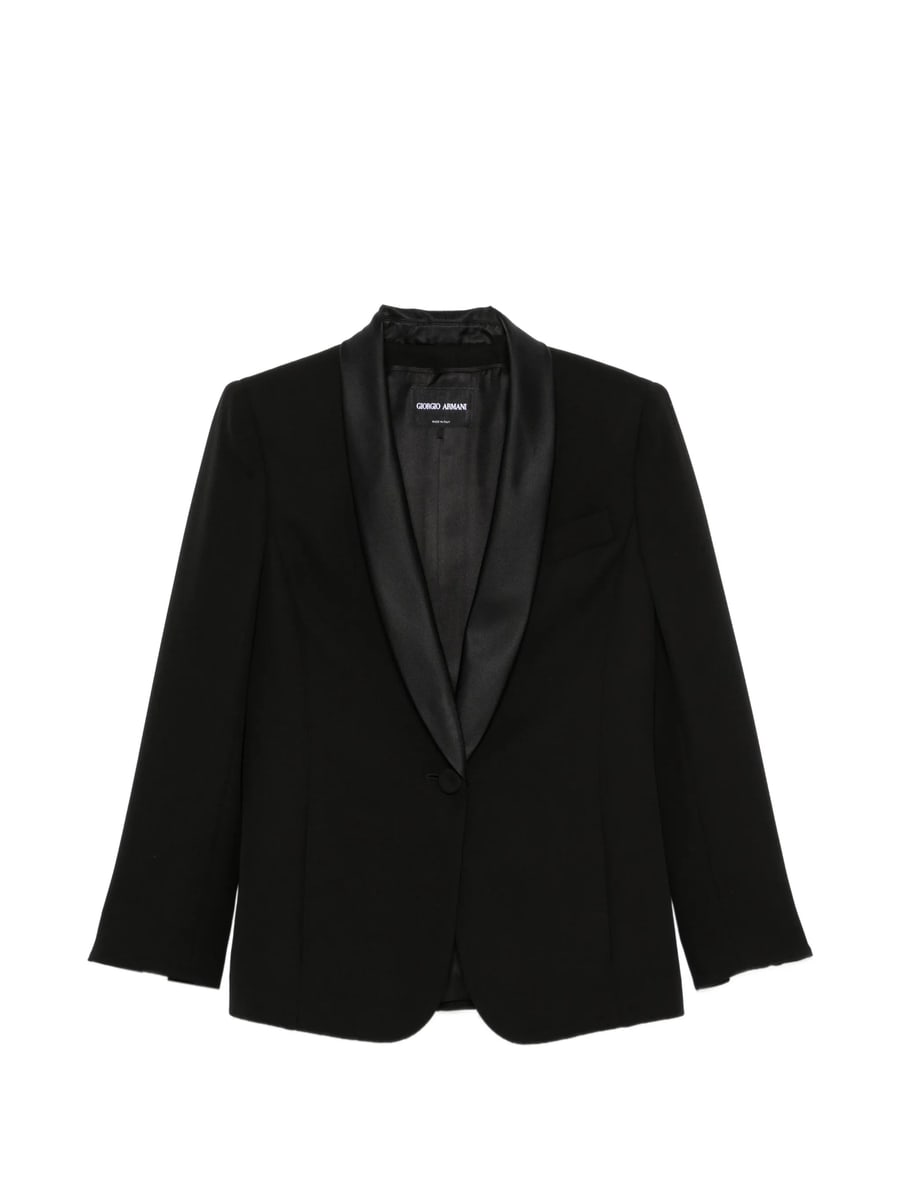 Giorgio Armani Giorgio Armani Satin-lapel Single-breasted Jacket