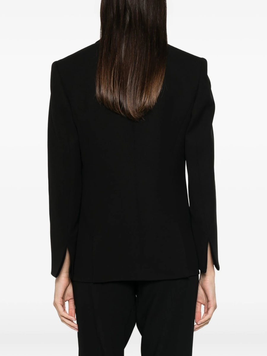 Giorgio Armani Giorgio Armani Satin-lapel Single-breasted Jacket, view 3