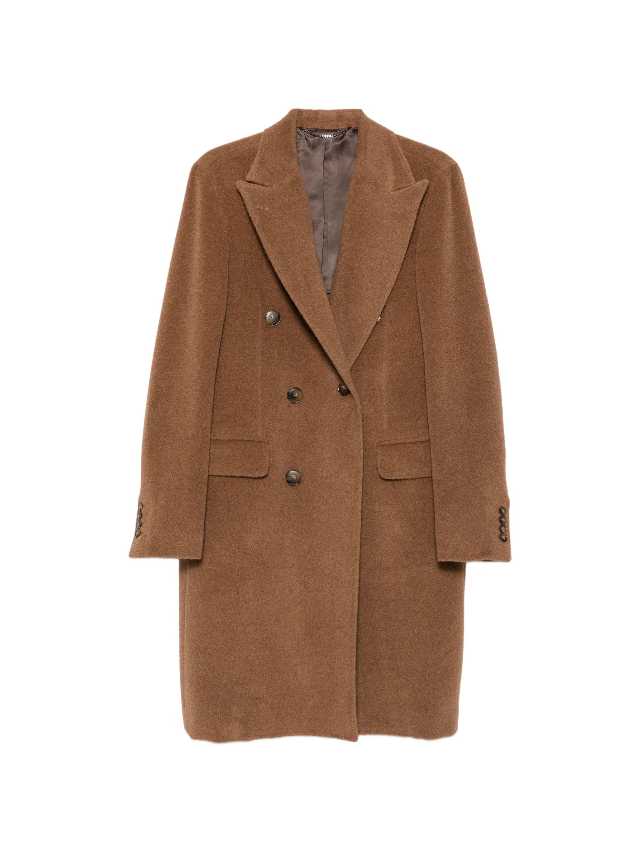 Canali Canali Double-breasted Peak-lapel Coat