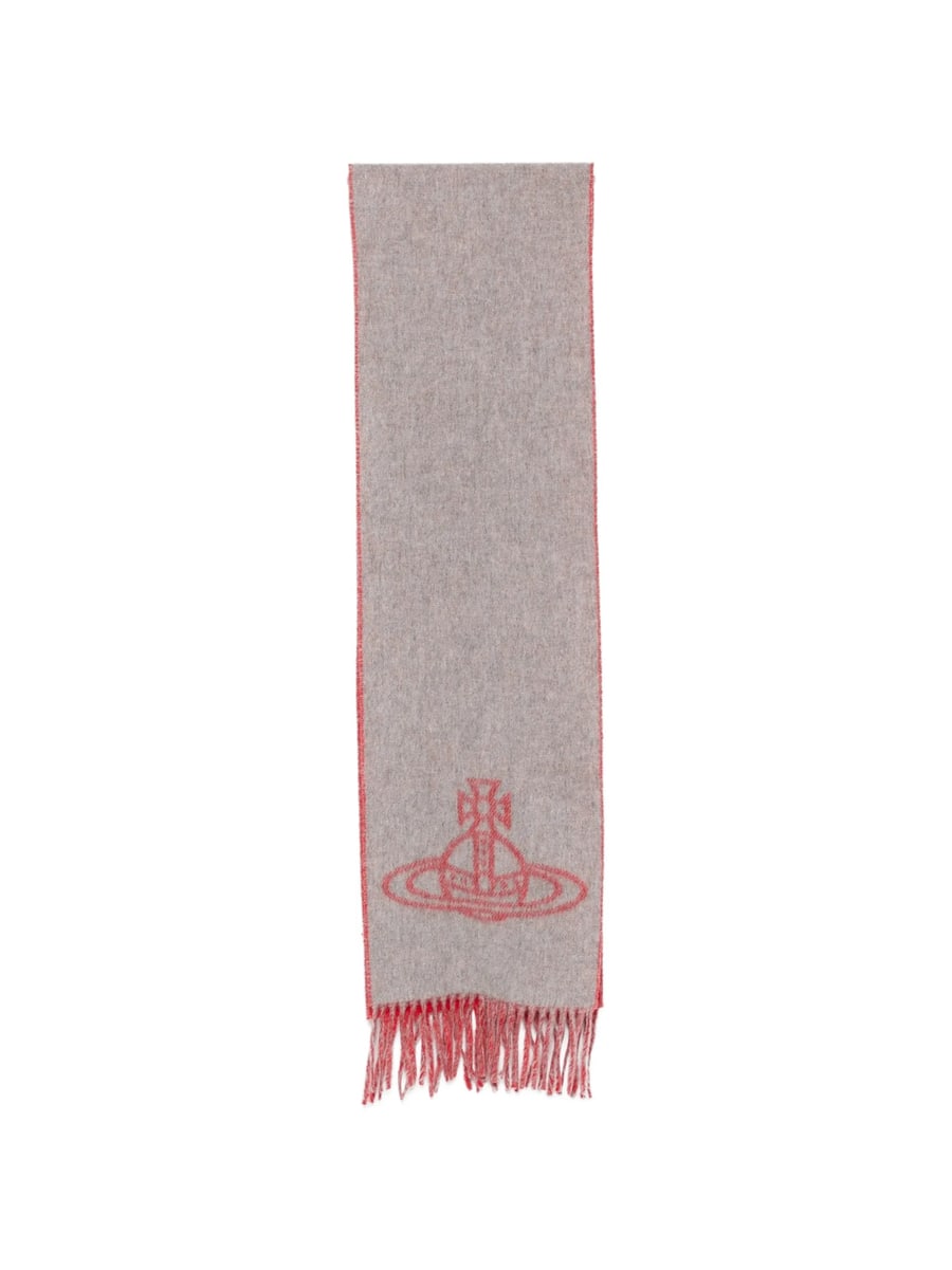 Vivienne Westwood Vivienne Westwood Orb-jacquard Reversible Scarf