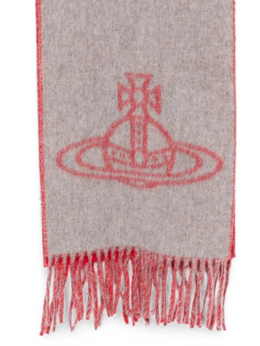 Vivienne Westwood Vivienne Westwood Orb-jacquard Reversible Scarf, view 3