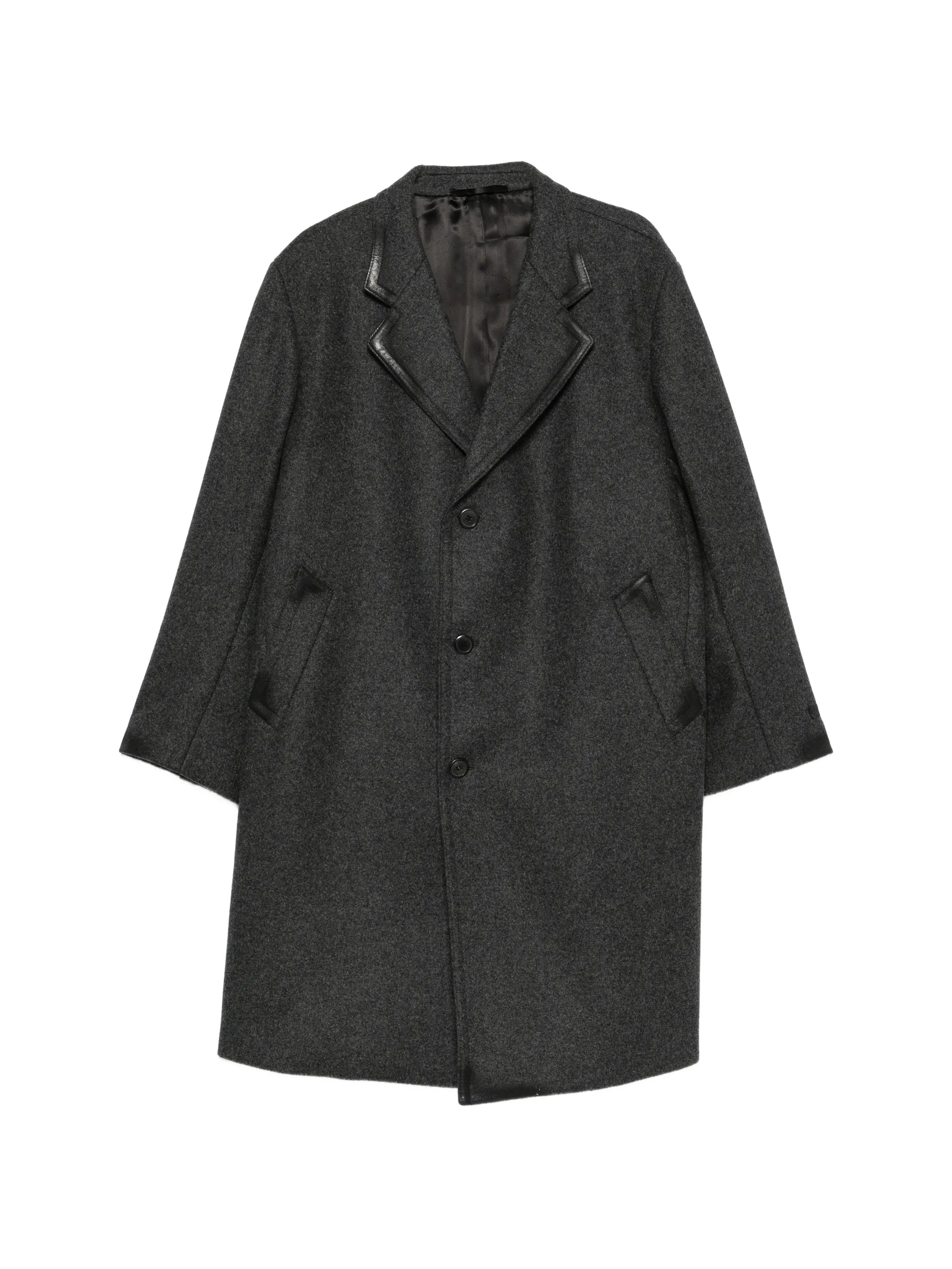 Prada Prada Single-breasted Wool And Cashmere Coat