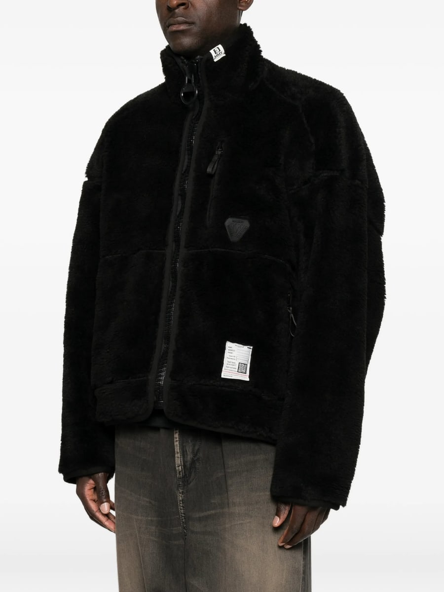 Maison Mihara Yasuhiro Maison Mihara Yasuhiro Fleece Zip-up Jacket, view 3