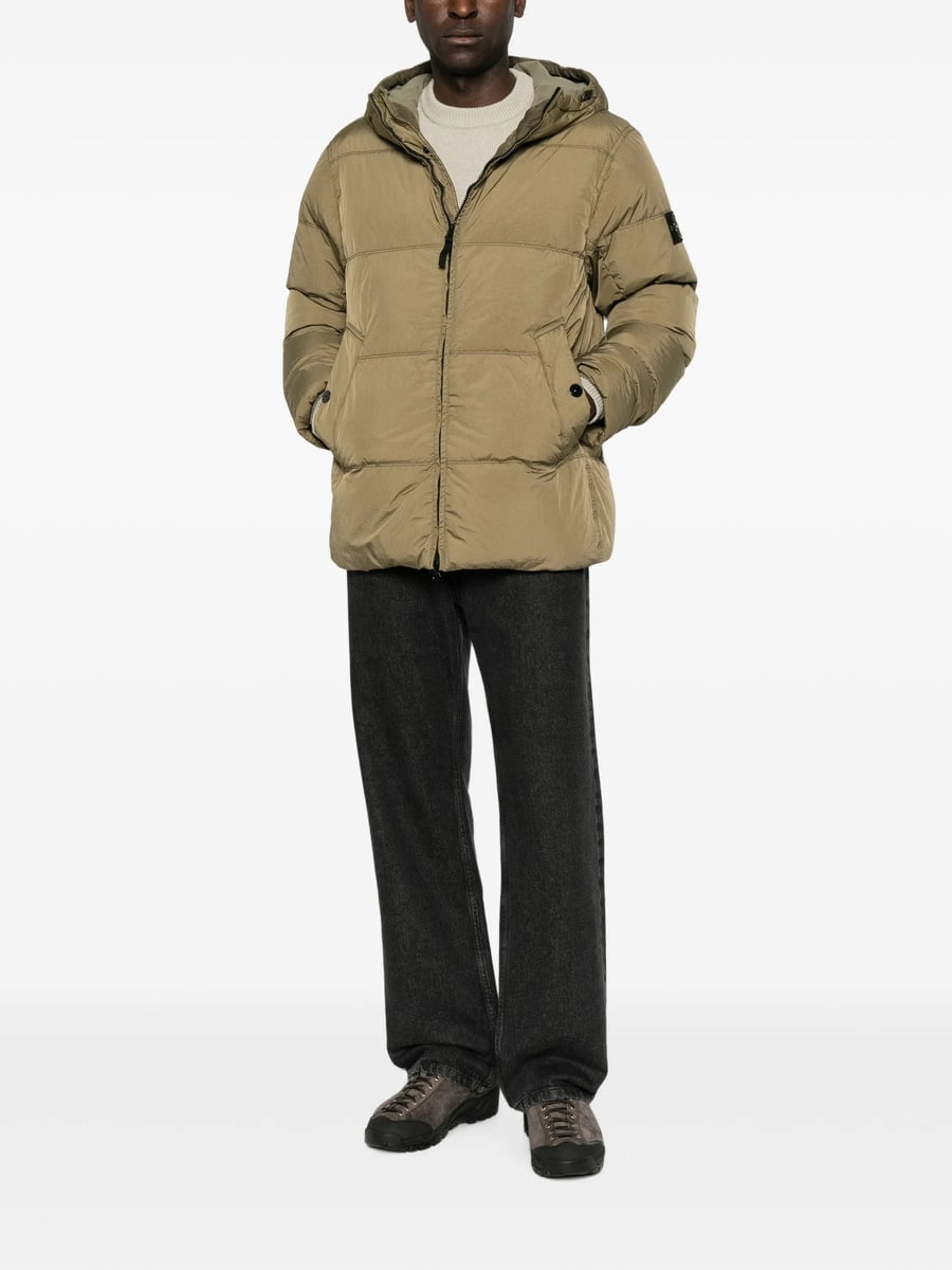 Stone Island Stone Island Hooded Padded Jacket, view 4
