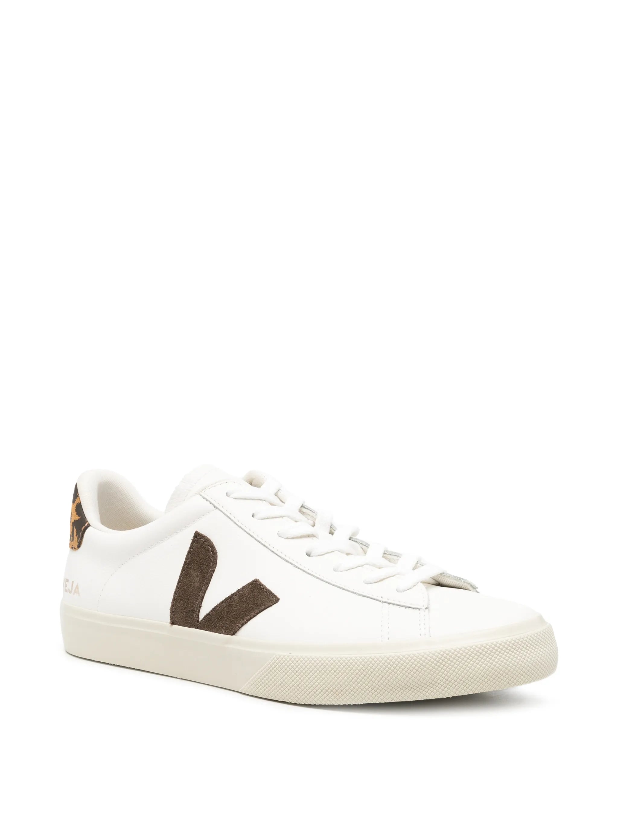 Veja Veja Campo Animal-print Logo-patch Sneakers, view 2