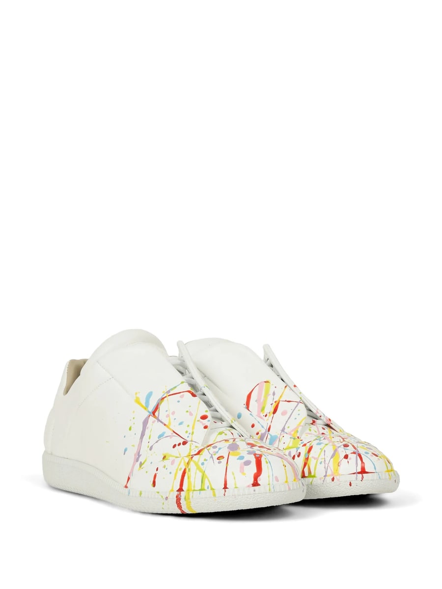 Maison Margiela Maison Margiela Future Paint-splatter Sneakers, view 4