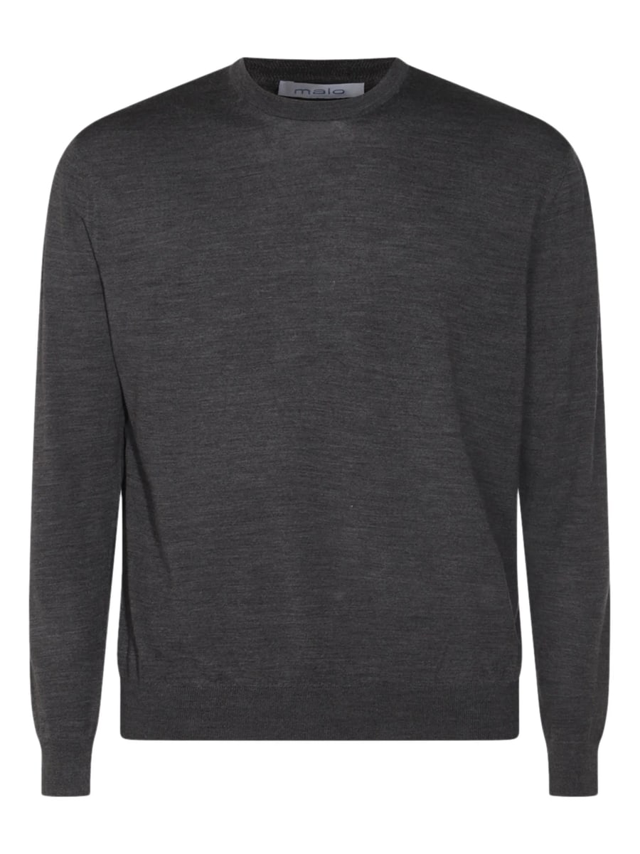Malo Malo Crew-neck Wool Sweater